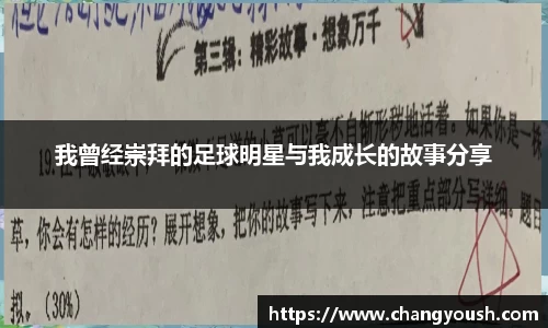 我曾经崇拜的足球明星与我成长的故事分享