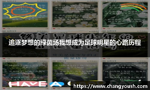 追逐梦想的绿茵场我想成为足球明星的心路历程
